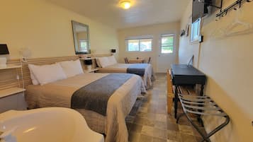 Chambre Double, 2 lits doubles, coin cuisine | Wi-Fi gratuit