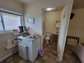 Quarto casal, 2 camas de casal, cozinha americana | Parte interna