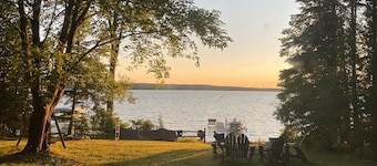 Waterfront Burt Lake Cottage | Sleeps 6