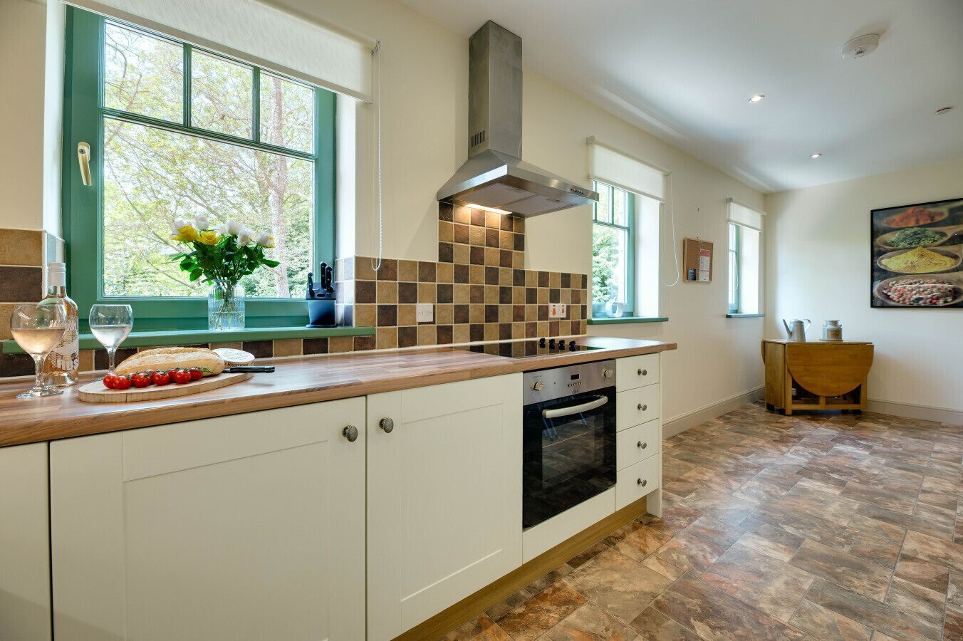 Microwave, oven, dishwasher, toaster