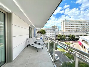 Apartment, 2 Bedrooms, Accessible, Balcony | Balcony - Bright Apartment With Balconies (Lignano Sabbiadoro)