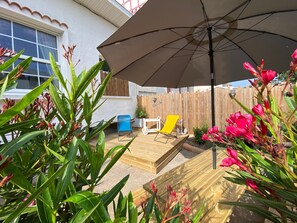 Terrace/patio - Beachfront Apartment - Arcachon Bay (Arcachon)