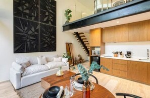 Living area - Vibra Tulum / Luxury Loft, Rooftop and Pool (Q.R.)