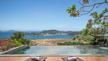 Panoramic Villa, Balcony, Ocean View | Pool