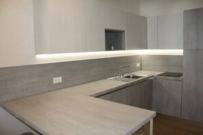 Apartemen, 1 kamar tidur, balkon, pemandangan kota | Dapur pribadi