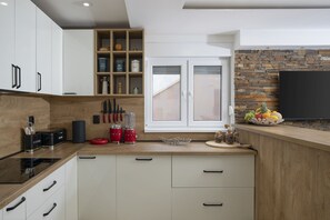 Fridge, microwave, oven, stovetop - Casa Crystal Istria (Peroj)