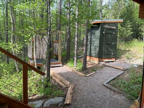 Property grounds - Glamping tower north of Columbia Falls views of Whitefish mountain and privacy. (Columbia Falls)