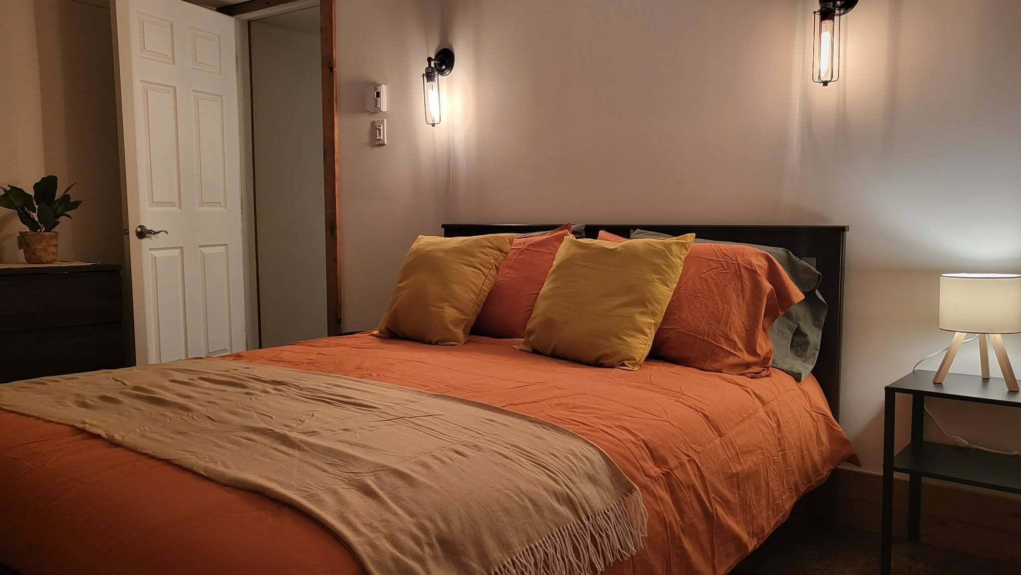 2 chambres, bureau, Wi-Fi gratuit, draps fournis
