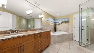 Douche, serviettes fournies