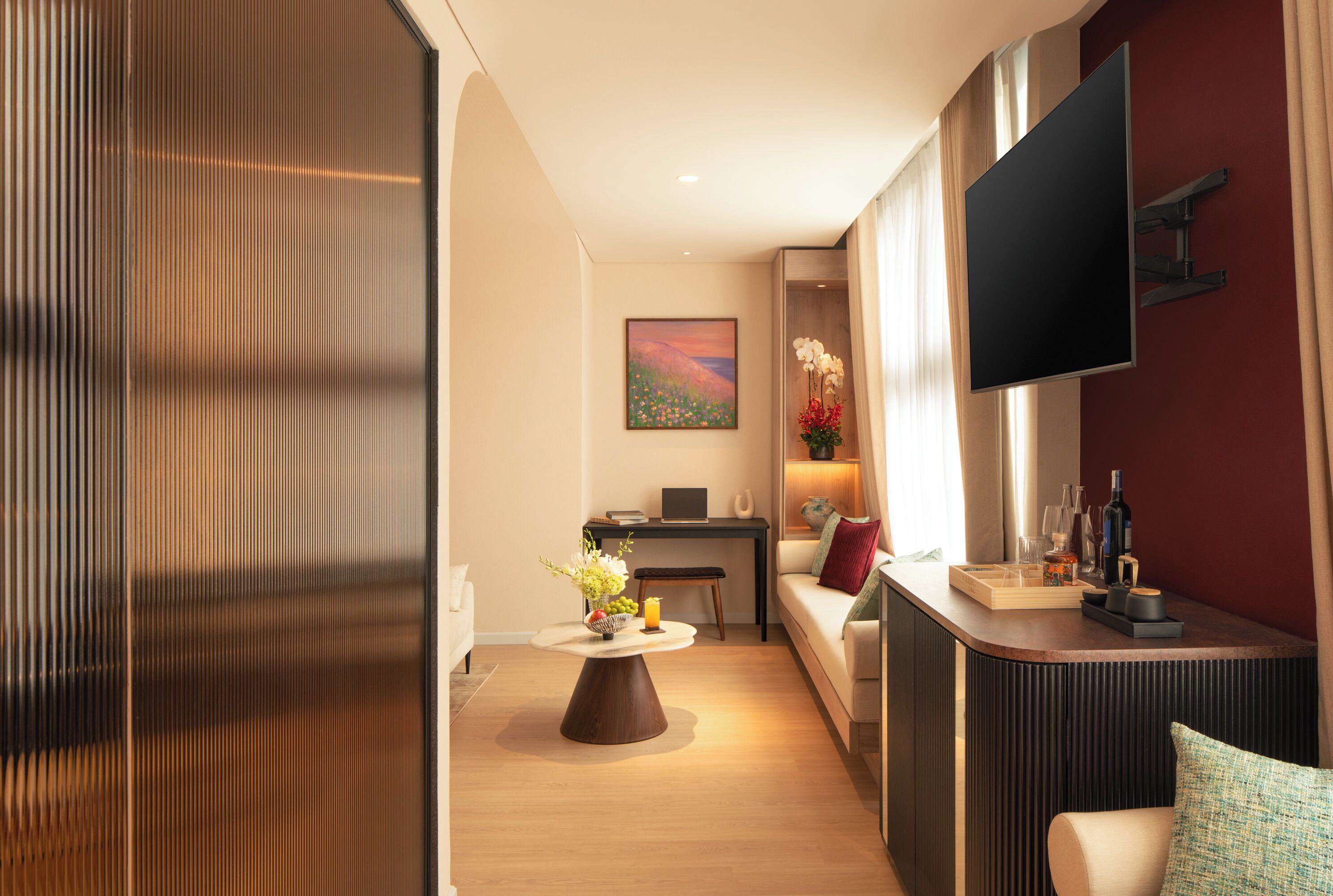 行政雙人房, 城市景觀