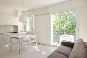 Apartment, 2 Bedrooms, Balcony, City View | Dining room - Lignano Apartment With Balcony (Lignano Sabbiadoro)