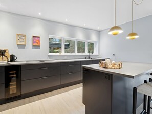 Fridge, microwave, dishwasher, cookware/dishes/utensils - "Svenja" - 300m from the sea by Interhome (Nexø)