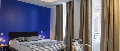 Premium bedding, individually decorated, individually furnished
