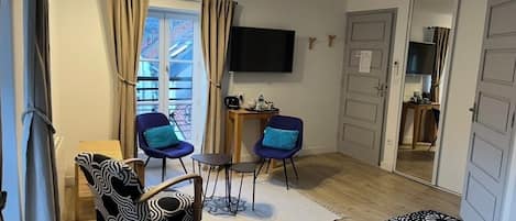 Quarto casal superior, para não fumantes, vista para o vinhedo | Roupas de cama premium, individualmente decorados