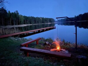 House | Garden - Comfortable House With Access to the Lake, Masuria (Ruciane-Nida)