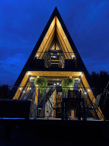 A-Frame Luxury House Near Travnik With Hot Tub