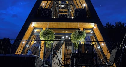 A-Frame Luxury House Near Travnik With Hot Tub