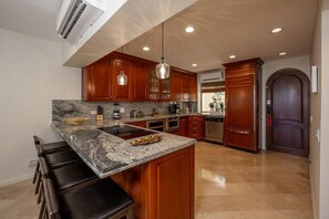 Fridge, microwave, oven, stovetop - Luxury Oceanfront Villa | The Palms (Playa Flamingo)