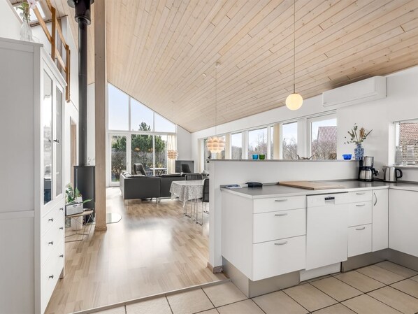 Fridge, microwave, dishwasher, cookware/dishes/utensils - "Safina" - 1km from the sea by Interhome (Væggerløse)