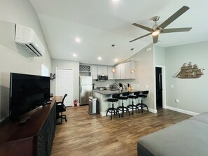 Fridge, microwave, oven, stovetop - Private Beach Cottage/Pool (Cocoa Beach)