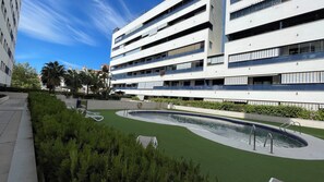 Outdoor pool - 3 beds close to the marina and beach, walking distance to town center (Estepona)