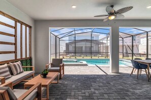 Pool - Themed 7BR Villa  Lion King · Frozen · Minions  Mario Game Room  Pool & Spa (Clermont)