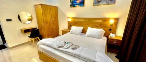 Soundproofing, iron/ironing board, free WiFi