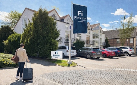 Unterkunftsgelände. FlexInn Hotel Gelsenkirchen
