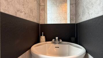 Shower, hair dryer