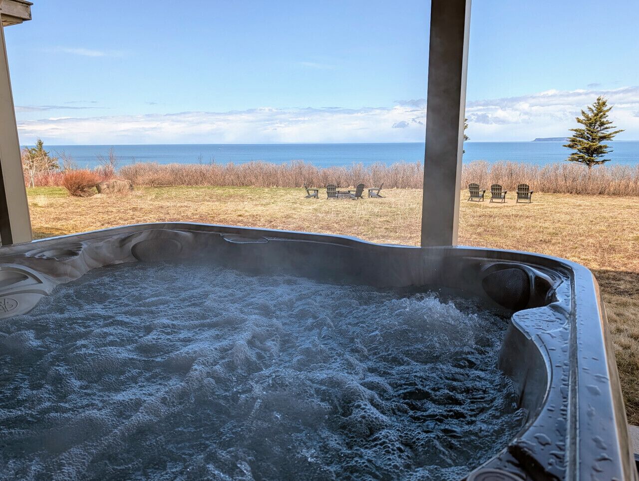 Bain à remous extérieur