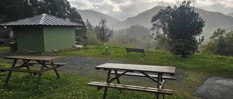 Appartement familial, vue sur le jardin | Restauration en plein air