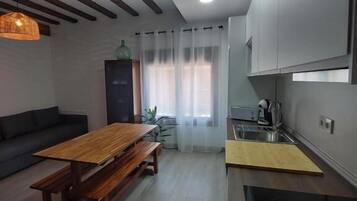 Family Quadruple Room, Kitchen | Interior