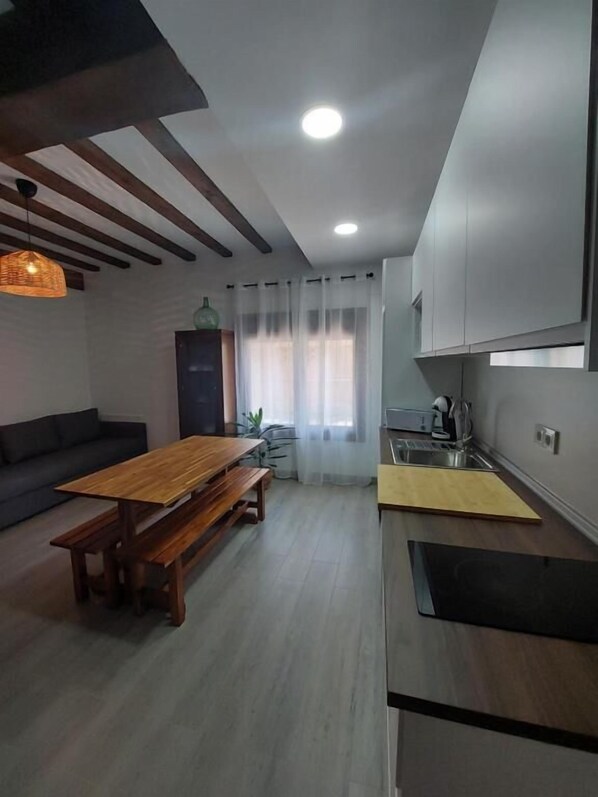 Family Quadruple Room, Kitchen | Interior