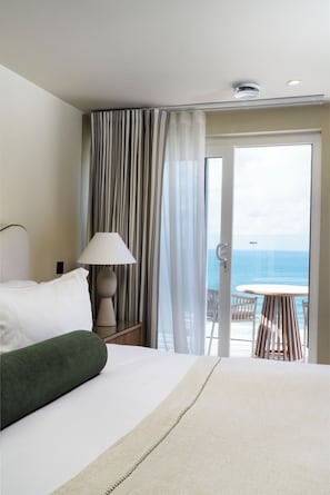 Deluxe Room, Terrace, Sea View | In-room safe, desk, iron/ironing board, free WiFi