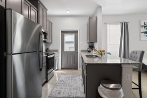 Fridge, microwave, oven, stovetop - New! Modern 3BR w/Fenced Yard, Pet Friendly! (Temple)