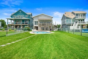 Exterior - Waterfront Bay Home with Pool & Private Pier (Kemah Area)
