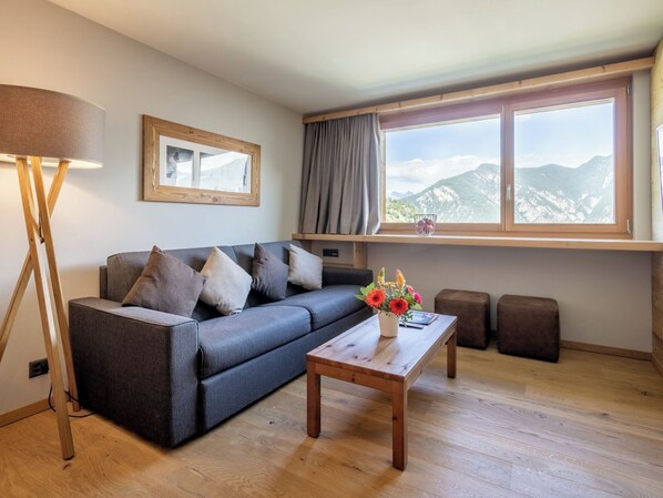 Living area - SWISSPEAK Resorts Vercorin by Interhome (Vercorin)