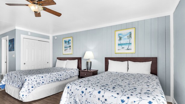 Double Room, 2 Queen Beds, Balcony, Ocean View