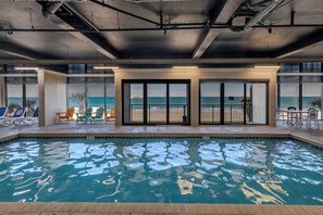 Indoor pool, outdoor pool - NEW • Stunning Coastline Views! 3BR • End-Unit • Wraparound Balcony • Pools (Myrtle Beach)