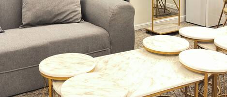 Standard Double or Twin Room, Balcony, City View | Living area | Computer monitors, printers
