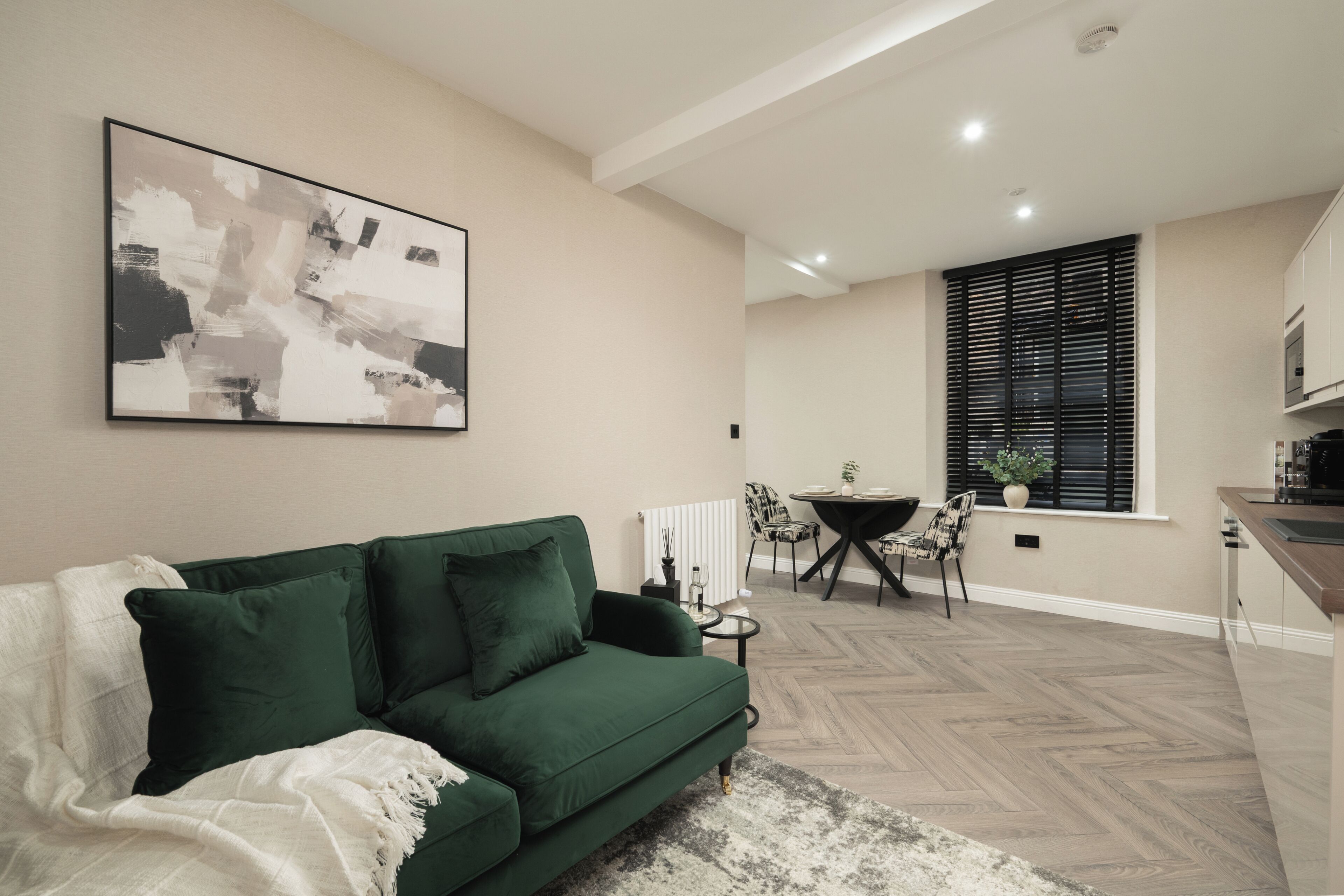 Een 55-inch smart-tv met digitale zenders