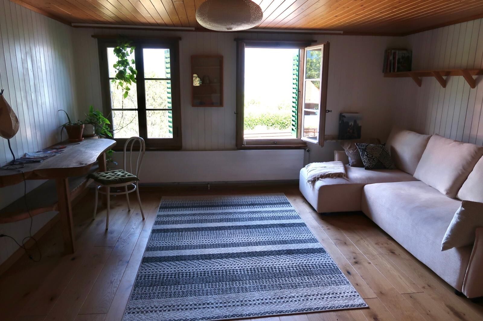 Chalet, 1 Schlafzimmer, Terrasse, Gartenblick | Wohnzimmer