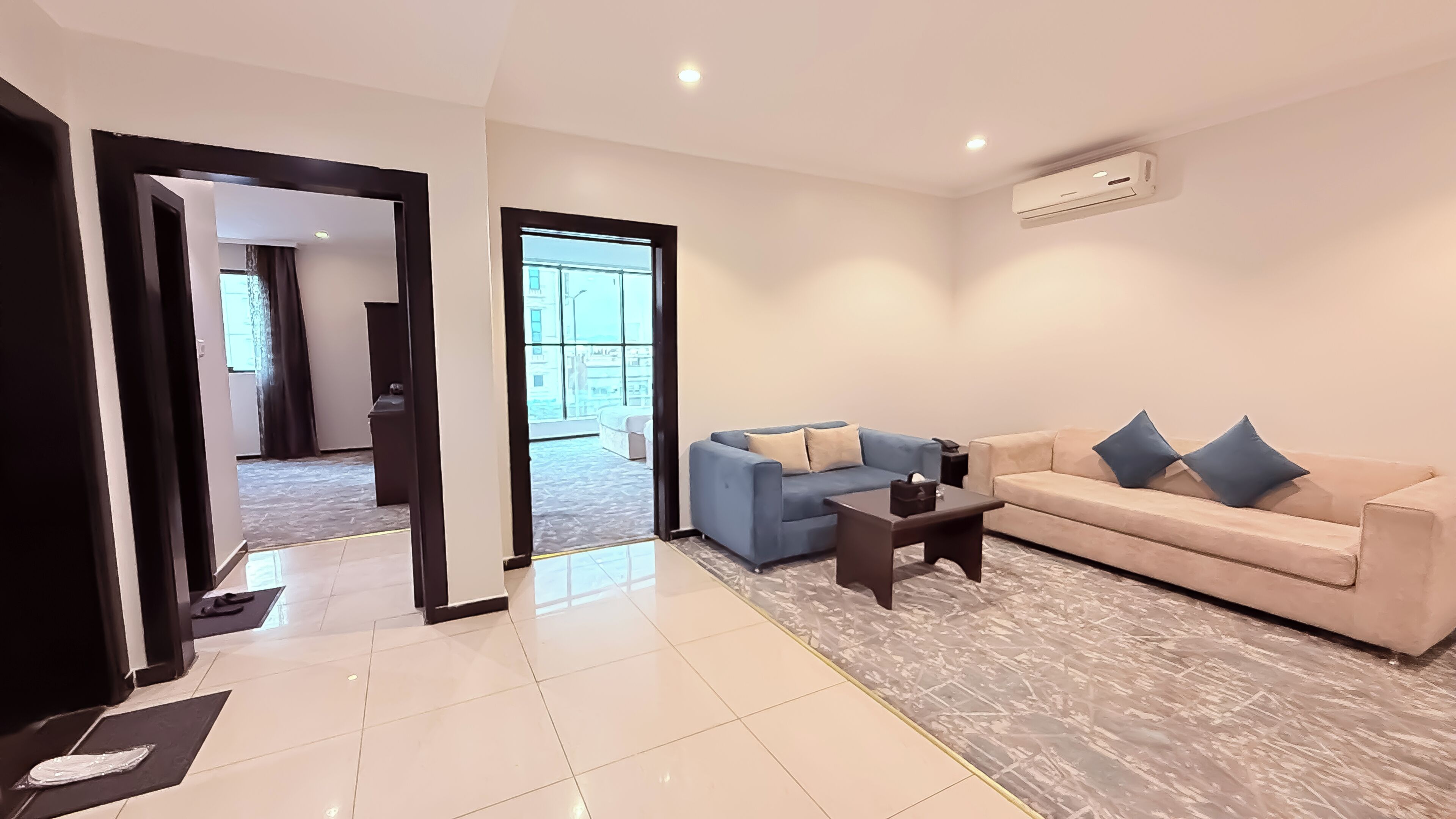 Suíte, 2 quartos | Área de estar