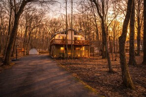Exterior - Beach + Lake Access | AC, Game Room, Fire Pit (Albrightsville)