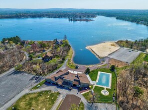 Exterior - Poconos Woodland Retreat • Fireplace • Lake Access (Albrightsville)