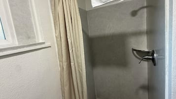Deluxe Double or Twin Room, 2 Queen Beds | Bathroom | Shower, towels, soap, shampoo