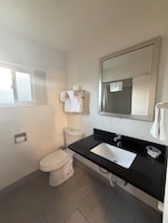 Comfort Single Room, Non Smoking, Private Bathroom | Bathroom | Shower, towels, soap, shampoo