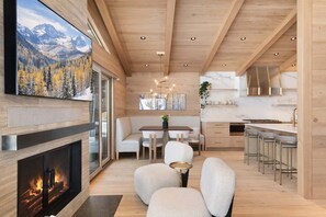 Dining - Ski-In/Ski-Out Aspen Chalet for 8 at Lift 1A with Pool, Hot Tub, Tennis Court & A/C (Aspen)
