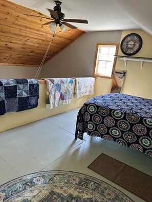 Desk, iron/ironing board, free WiFi, bed sheets