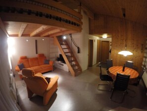 TV, fireplace - Chalet Steinbock by Interhome (Lenk)